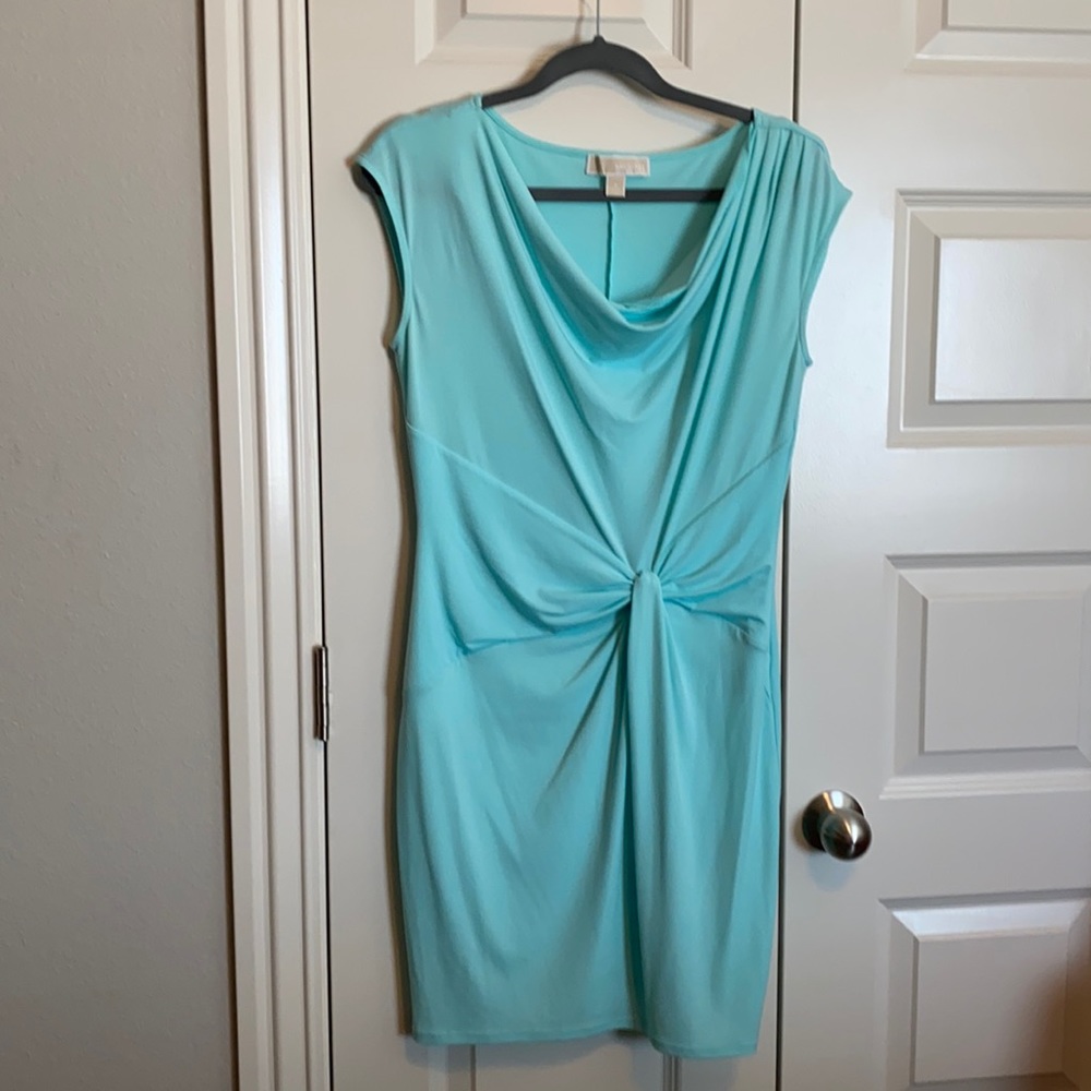 Michael Kora formal wear Aqua blue like new!